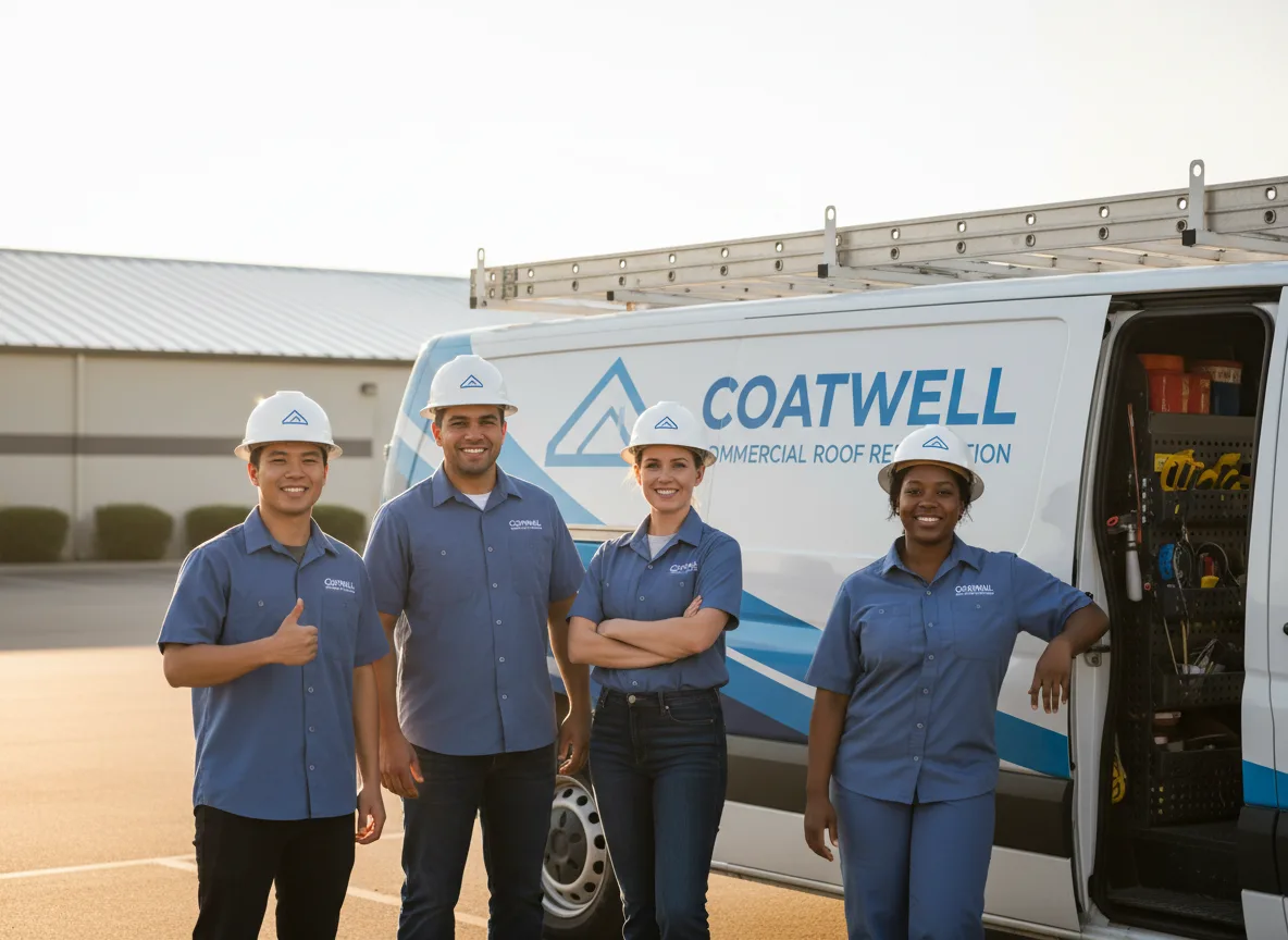Commercial roof coating company in Sledge, MS
